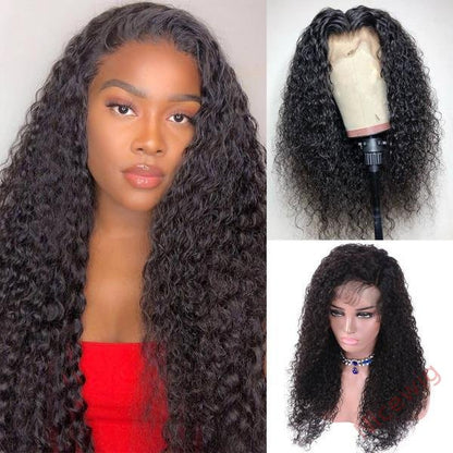 Natural Black Long Hair Curly Wig