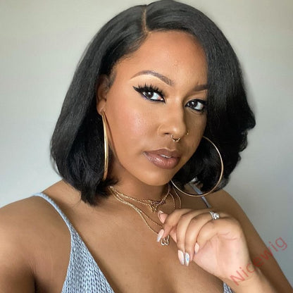 Lovely Natrual Short Bob Body Wave Wig For Women